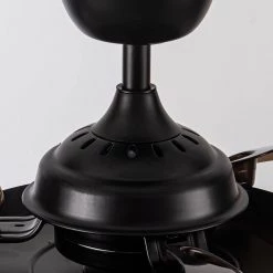 35.83 in. Indoor Matte Black Ceiling Fan with Remote by matrix decor -Heath Zenith Shop matte black matrix decor ceiling fans with lights md f3525110v 77 1000