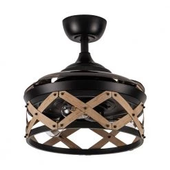 35.83 in. Indoor Matte Black Ceiling Fan with Remote by matrix decor -Heath Zenith Shop matte black matrix decor ceiling fans with lights md f3525110v fa 1000