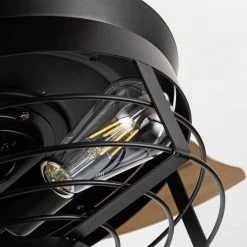 35.83 in. Indoor Matte Black Ceiling Fan with Remote by matrix decor -Heath Zenith Shop matte black matrix decor ceiling fans with lights md f3526110v 31 1000