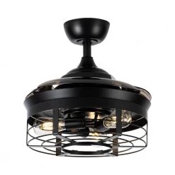 35.83 in. Indoor Matte Black Ceiling Fan with Remote by matrix decor -Heath Zenith Shop matte black matrix decor ceiling fans with lights md f3526110v 44 1000