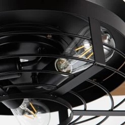 35.83 in. Indoor Matte Black Ceiling Fan with Remote by matrix decor -Heath Zenith Shop matte black matrix decor ceiling fans with lights md f3526110v d4 1000