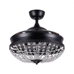 42 in. Indoor Matte Black Retractable Ceiling Fan with Light Kit and Remote Control by matrix decor 27 42 in. Indoor Matte Black Retractable Ceiling Fan with Light Kit and Remote Control by matrix decor -Heath Zenith Shop matte black matrix decor ceiling fans with lights md f4707bk110v 44 1000