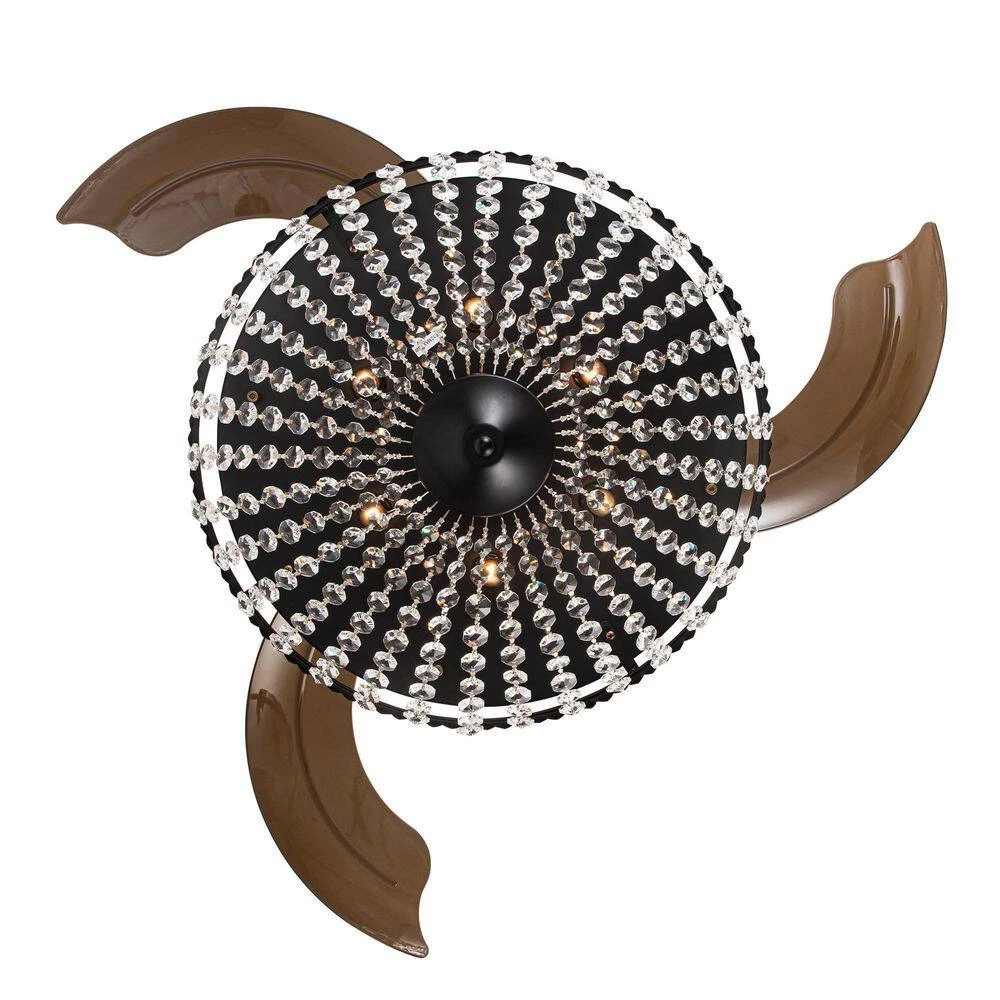 42 in. Indoor Matte Black Retractable Ceiling Fan with Light Kit and Remote Control by matrix decor 9 42 in. Indoor Matte Black Retractable Ceiling Fan with Light Kit and Remote Control by matrix decor - Image 7