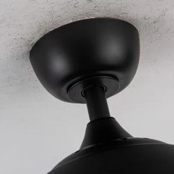 42 in. Indoor Matte Black Retractable Ceiling Fan with Light Kit and Remote Control by matrix decor 30 42 in. Indoor Matte Black Retractable Ceiling Fan with Light Kit and Remote Control by matrix decor -Heath Zenith Shop matte black matrix decor ceiling fans with lights md f4707bk110v d4 1000