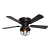 42 in. Indoor Matte Black Ceiling Fan with Light Kit and Remote Control by matrix decor -Heath Zenith Shop matte black matrix decor ceiling fans with lights md f6232110v 64 1000