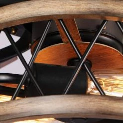 52 in. Indoor Matte Black Ceiling Fan with Remote Control by matrix decor -Heath Zenith Shop matte black matrix decor ceiling fans with lights md f6340110v 1f 1000