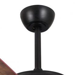 52 in. Indoor Matte Black Ceiling Fan with Remote Control by matrix decor -Heath Zenith Shop matte black matrix decor ceiling fans with lights md f6340110v c3 1000