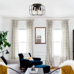 11.8 in. 4-Light Matte Black Flush Mount Ceiling Light by matrix decor 16 11.8 in. 4-Light Matte Black Flush Mount Ceiling Light by matrix decor -Heath Zenith Shop matte black matrix decor flush mount lights hlc 27147 4a bk 40 1000