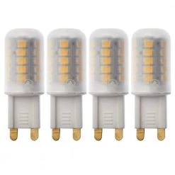 25-Watt Equivalent G9 Non Dimmable LED Light Bulb Warm White (4-Pack) by Newhouse Lighting