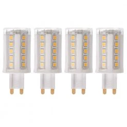 50-Watt Equivalent G9 Dimmable LED Light Bulb Warm White (4-Pack) by Newhouse Lighting