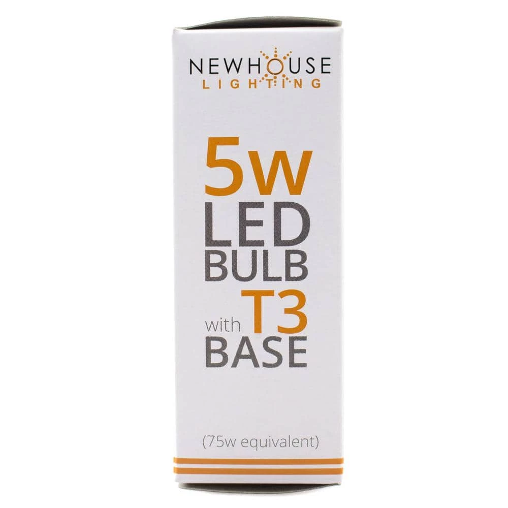 75-Watt Equivalent T3 LED Bulb Halogen Replacement Light Bulb, Double-Ended RSC Base, Non-Dimmable, Soft White (4-Pack) by Newhouse Lighting 4 75-Watt Equivalent T3 LED Bulb Halogen Replacement Light Bulb, Double-Ended RSC Base, Non-Dimmable, Soft White (4-Pack) by Newhouse Lighting - Image 2