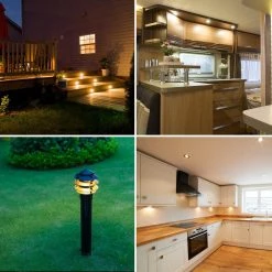 18-Watt Equivalent T5 Halogen Replacement LED Light Bulb Warm White (4-Pack) by Newhouse Lighting -Heath Zenith Shop newhouse lighting led light bulbs t5 3018 4 76 1000