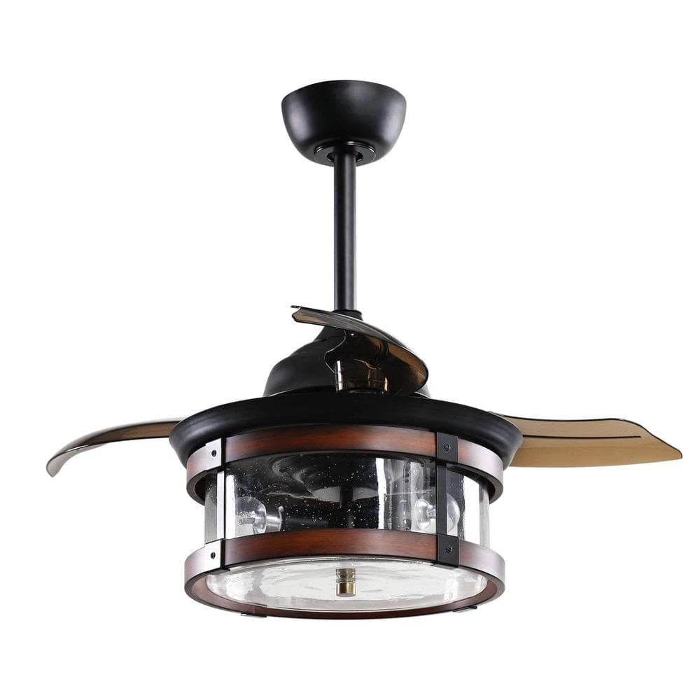 36 in. LED Indoor Oil Rubbed Bronze Retractable Ceiling Fan with Light and Remote Control by matrix decor 10 36 in. LED Indoor Oil Rubbed Bronze Retractable Ceiling Fan with Light and Remote Control by matrix decor - Image 8