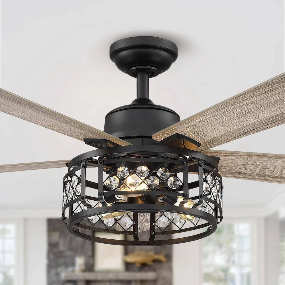 52 in. Indoor Oil Rubbed Bronze Ceiling Fan with Remote Control by matrix decor 7 52 in. Indoor Oil Rubbed Bronze Ceiling Fan with Remote Control by matrix decor - Image 5