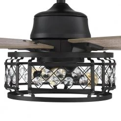 52 in. Indoor Oil Rubbed Bronze Ceiling Fan with Remote Control by matrix decor 19 52 in. Indoor Oil Rubbed Bronze Ceiling Fan with Remote Control by matrix decor -Heath Zenith Shop oil rubbed bronze matrix decor ceiling fans with lights md f6106110v 76 1000