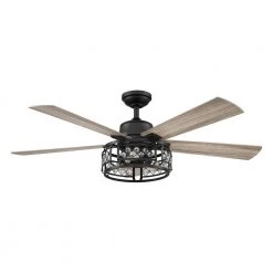 52 in. Indoor Oil Rubbed Bronze Ceiling Fan with Remote Control by matrix decor 14 52 in. Indoor Oil Rubbed Bronze Ceiling Fan with Remote Control by matrix decor -Heath Zenith Shop oil rubbed bronze matrix decor ceiling fans with lights md f6106110v c3 1000