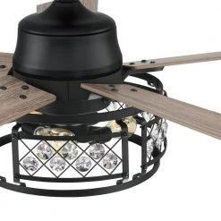 52 in. Indoor Oil Rubbed Bronze Ceiling Fan with Remote Control by matrix decor 18 52 in. Indoor Oil Rubbed Bronze Ceiling Fan with Remote Control by matrix decor -Heath Zenith Shop oil rubbed bronze matrix decor ceiling fans with lights md f6106110v fa 1000