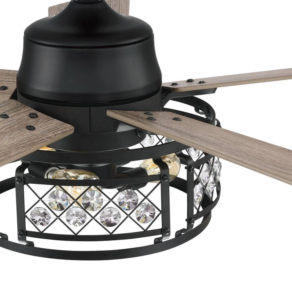 52 in. Indoor Oil Rubbed Bronze Ceiling Fan with Remote Control by matrix decor 10 52 in. Indoor Oil Rubbed Bronze Ceiling Fan with Remote Control by matrix decor - Image 8