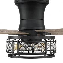 52 in. Indoor Oil Rubbed Bronze Ceiling Fan with Remote by matrix decor -Heath Zenith Shop oil rubbed bronze matrix decor ceiling fans with lights md f6107110v 44 1000