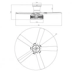 52 in. Indoor Oil Rubbed Bronze Ceiling Fan with Remote by matrix decor -Heath Zenith Shop oil rubbed bronze matrix decor ceiling fans with lights md f6107110v 76 1000