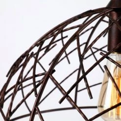 1-light Rustic Iron Dome Pendant by matrix decor 17 1-light Rustic Iron Dome Pendant by matrix decor -Heath Zenith Shop rustic iron finish matrix decor chandeliers md d2263110v 66 1000