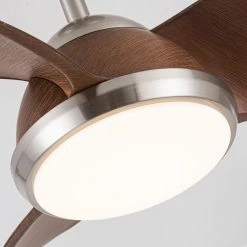 30 in. lntegrated LED Indoor Sand Nickel Ceiling Fan with Remote by matrix decor 17 30 in. lntegrated LED Indoor Sand Nickel Ceiling Fan with Remote by matrix decor -Heath Zenith Shop sand nickel matrix decor ceiling fans with lights md f6336110v 66 1000