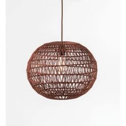 1-Light Sienna Pendant Light with Hemp Rope Shade by 3R Studios -Heath Zenith Shop sienna 3r studios chandeliers df2023 c3 1000