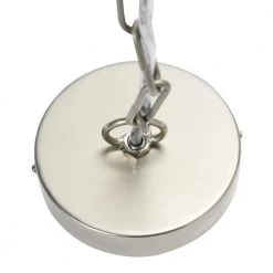 20 in. 2-Tier 1 Ceiling Light Matte Silver Capiz Honeycomb Round Finished Metal Chandelier Style by 3R Studios 13 20 in. 2-Tier 1 Ceiling Light Matte Silver Capiz Honeycomb Round Finished Metal Chandelier Style by 3R Studios -Heath Zenith Shop silver 3r studios chandeliers ec0913 44 1000