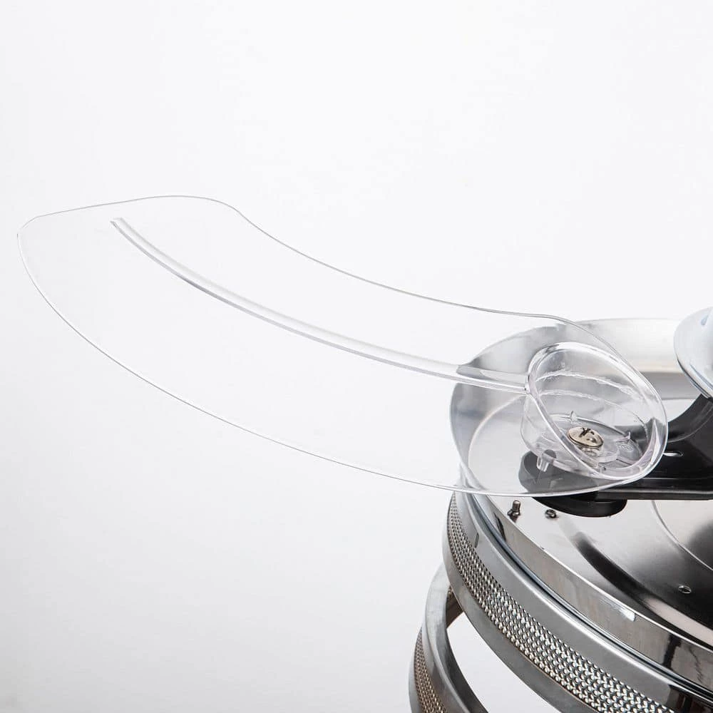 36 in. Indoor Silver Retractable Blades Ceiling Fan with Remote Control by matrix decor 5 36 in. Indoor Silver Retractable Blades Ceiling Fan with Remote Control by matrix decor - Image 3