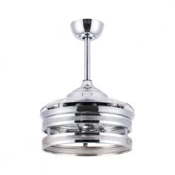 36 in. Indoor Silver Retractable Blades Ceiling Fan with Remote Control by matrix decor 20 36 in. Indoor Silver Retractable Blades Ceiling Fan with Remote Control by matrix decor -Heath Zenith Shop silver matrix decor ceiling fans with lights md f3516110v 1f 1000