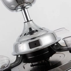 36 in. Indoor Silver Retractable Blades Ceiling Fan with Remote Control by matrix decor 17 36 in. Indoor Silver Retractable Blades Ceiling Fan with Remote Control by matrix decor -Heath Zenith Shop silver matrix decor ceiling fans with lights md f3516110v 66 1000