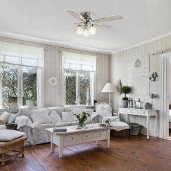 Heath Zenith Shop -Heath Zenith Shop silver matrix decor ceiling fans with lights md f6291110v e1 1000