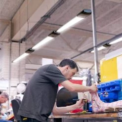 4 ft. 100-Watt (300- Watt Equivalent) Integrated LED 10,000 Lumens 4000K Garage Lighting Shop Light, Silver (4-Pack) by Newhouse Lighting 16 4 ft. 100-Watt (300- Watt Equivalent) Integrated LED 10,000 Lumens 4000K Garage Lighting Shop Light, Silver (4-Pack) by Newhouse Lighting -Heath Zenith Shop silver newhouse lighting shop lights nh shop 10k 4 31 1000