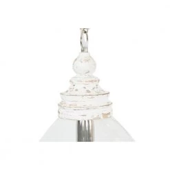 1-Light White Mango Wood Pendant Light with Glass Shade by 3R Studios 13 1-Light White Mango Wood Pendant Light with Glass Shade by 3R Studios -Heath Zenith Shop white 3r studios chandeliers ec0250 31 1000