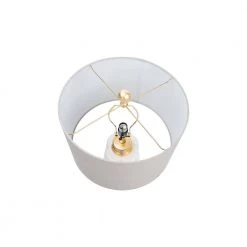 27 in. Gold Table Lamp with Linen Shade by 3R Studios -Heath Zenith Shop white 3r studios table lamps ec0224 fa 1000