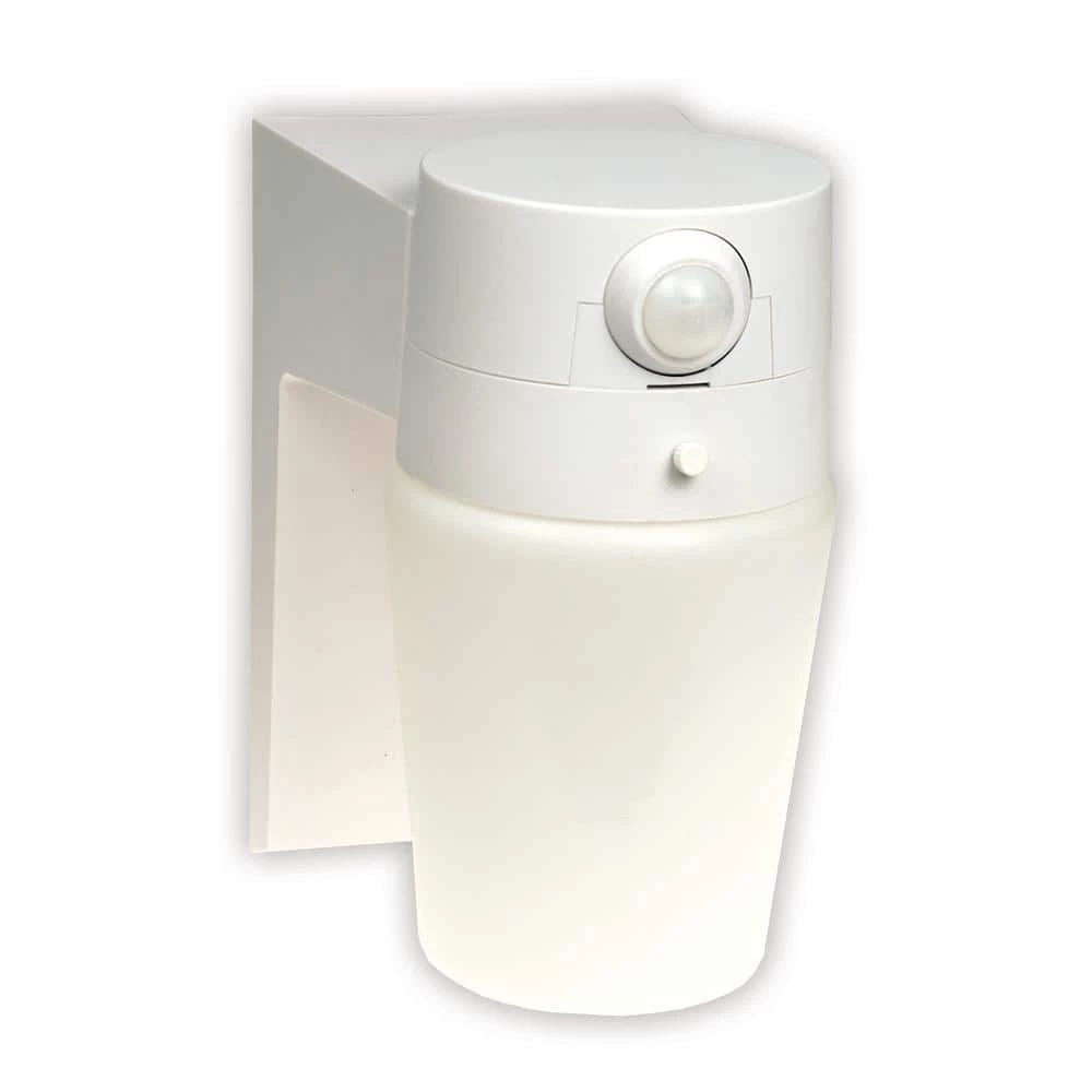 110-Degree White Motion Sensing Outdoor Security Light by Heath Zenith 3 110-Degree White Motion Sensing Outdoor Security Light by Heath Zenith