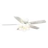 52 in. Indoor White Flushed Mounted Ceiling Fan with Light and Remote Control by matrix decor 2 52 in. Indoor White Flushed Mounted Ceiling Fan with Light and Remote Control by matrix decor -Heath Zenith Shop white matrix decor ceiling fans with lights md f6291wh110v 64 1000