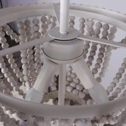 3-Light White Vintage Chandelier by matrix decor -Heath Zenith Shop white matrix decor chandeliers md bb8806 3110v 1d 1000