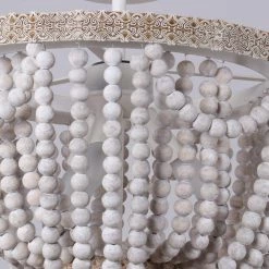 3-Light White Vintage Chandelier by matrix decor -Heath Zenith Shop white matrix decor chandeliers md bb8806 3110v 76 1000