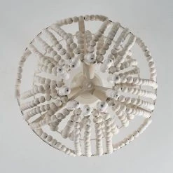 3-Light White Vintage Chandelier by matrix decor -Heath Zenith Shop white matrix decor chandeliers md bb8806 3110v d4 1000