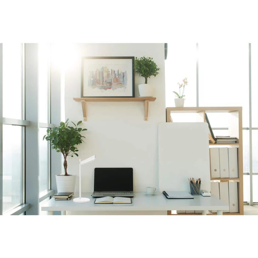 Adonis 17 in. White LED Dimmable Desk Lamp with Wireless Charger and Color Temperature Light Control by Newhouse Lighting 8 Adonis 17 in. White LED Dimmable Desk Lamp with Wireless Charger and Color Temperature Light Control by Newhouse Lighting - Image 6