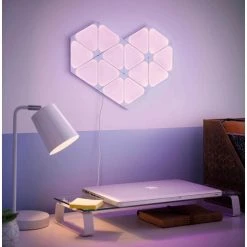 14 .5 in. White Contemporary Desk Lamp with LED Bulb Included by Newhouse Lighting -Heath Zenith Shop white newhouse lighting desk lamps nhdk os wh 40 1000