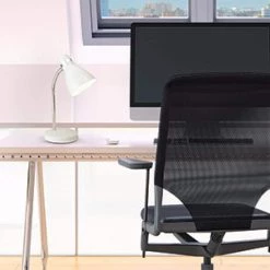 13 in. Oxford Classic White Desk Lamp with A15 LED Light Bulb Included, Reading Light for Home Nightstand, Warm White by Newhouse Lighting -Heath Zenith Shop white newhouse lighting desk lamps nhdk ox wh 31 1000