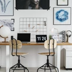 20 .5 in. White Contemporary Desk or Table Lamp with Free LED Bulb by Newhouse Lighting -Heath Zenith Shop white newhouse lighting table lamps nhdk am wh 4f 1000