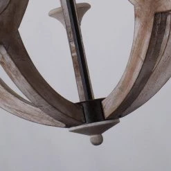 5-Light Wood Vintage Candle Chandelier by matrix decor -Heath Zenith Shop wood matrix decor chandeliers md bb8805 5110v 44 1000