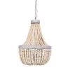 3-Light Wood Vintage Chandelier by matrix decor -Heath Zenith Shop wood matrix decor chandeliers md bb8808 3110v 64 1000