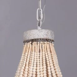 3-Light Wood Vintage Chandelier by matrix decor -Heath Zenith Shop wood matrix decor chandeliers md bb8808 3110v fa 1000