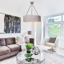 3-Lights Rustic Wood Shade Chandelier by matrix decor -Heath Zenith Shop wood matrix decor chandeliers md bb8813 3110v 1f 1000