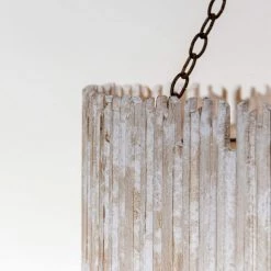 3-Lights Rustic Wood Shade Chandelier by matrix decor -Heath Zenith Shop wood matrix decor chandeliers md bb8813 3110v 66 1000